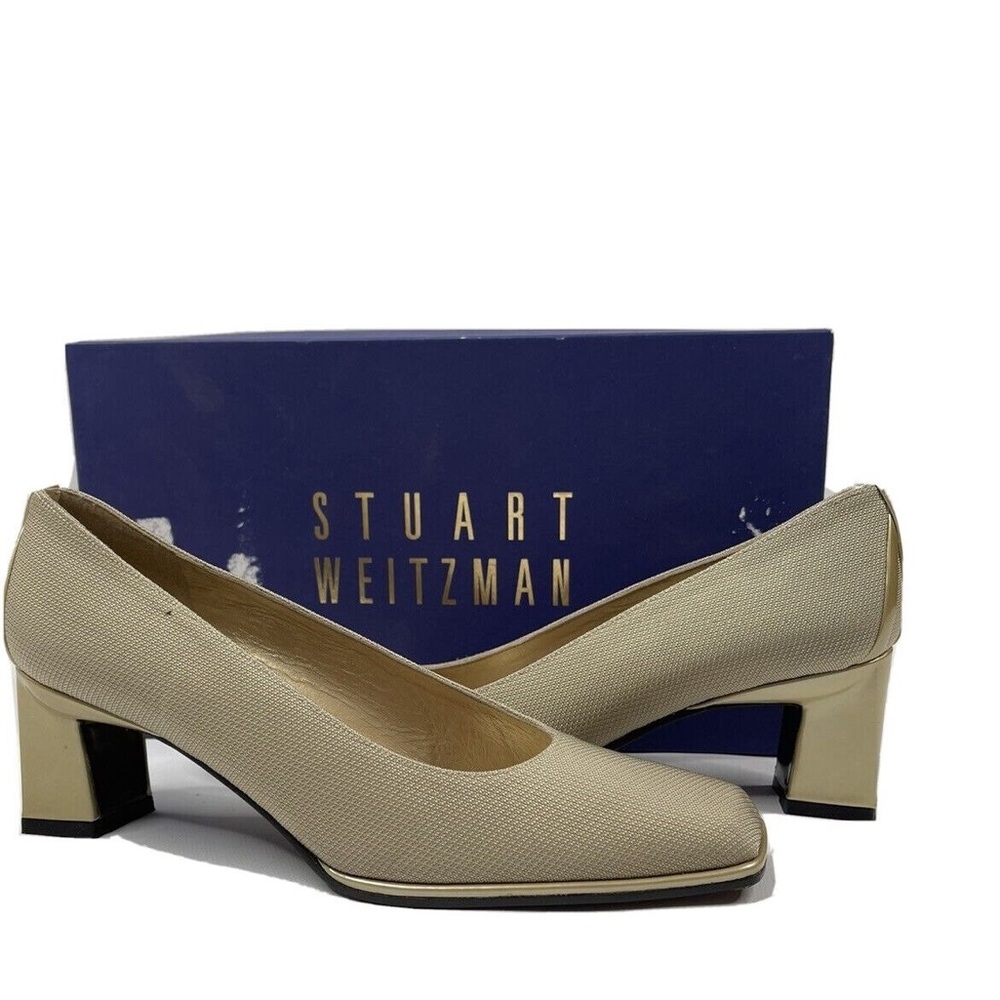 Vintage Stuart Weitzman Block heels with square toe OBO